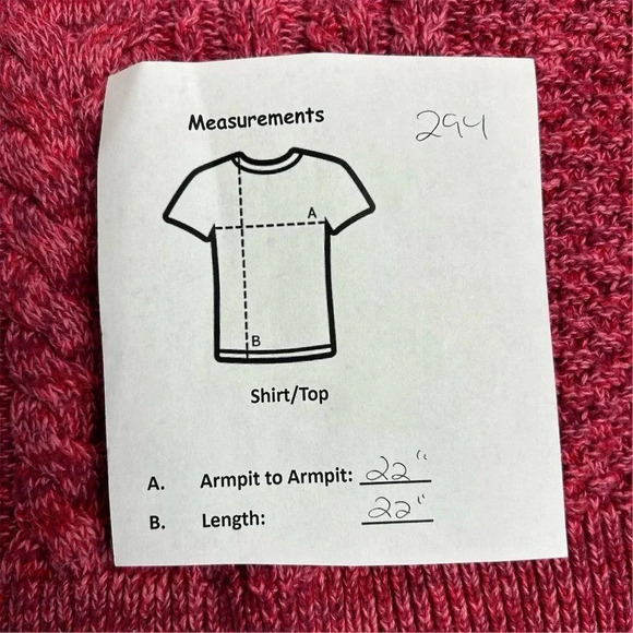 GAP Women's Pink Cable Knit Pullover Sweater Size M Casual Fall - Picture 12 of 13